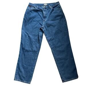 LL Bean Jeans Women’s Size 18 Blue Medium Wash Original Fit Lined